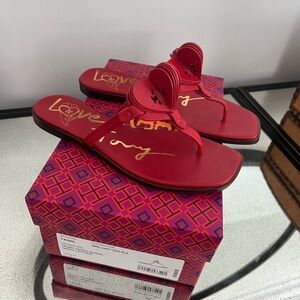 Tory Burch Red Women's Sandals
